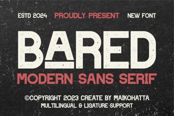 Bared Font Review: Bold Sans Serif for Campaigns