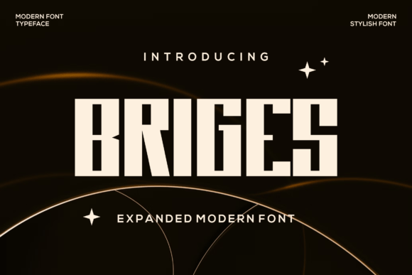 Briges: A Bold Modern Font for Web Design