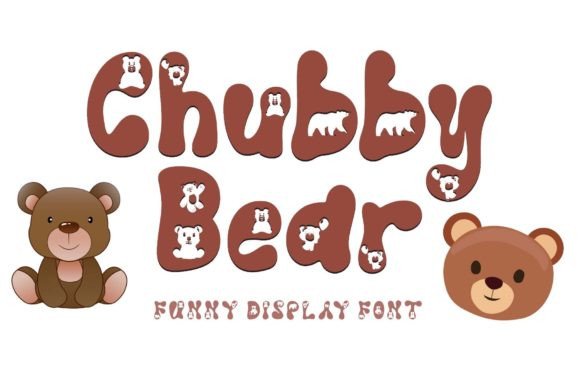 Chubby Bear: A Playful Display Font for Creative Web Design
