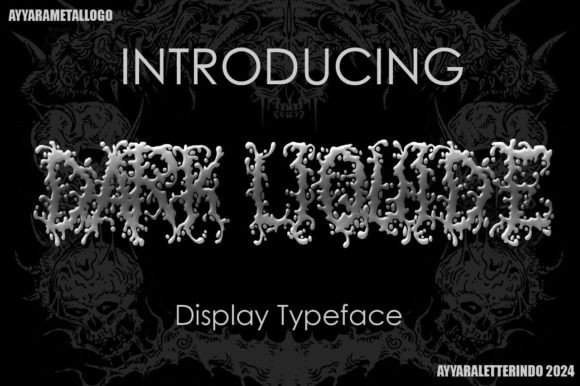 Dark Liquide: A Bold Blackletter Choice