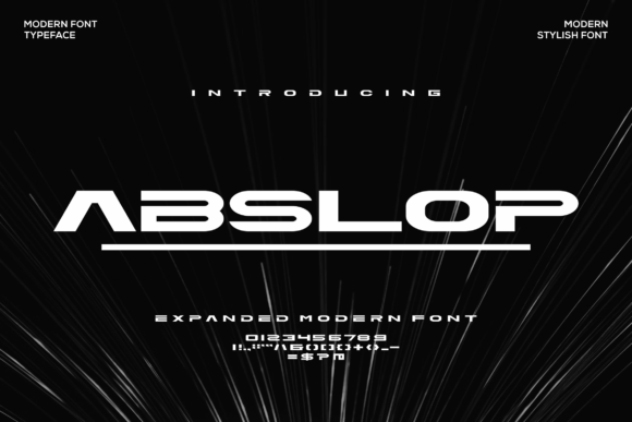 Discover Abslop: A Modern Font for Editorial Elegance