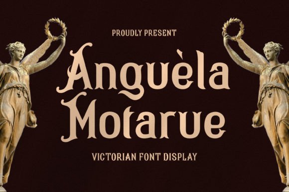 Discover Anguèla Motarue: A Premium Victorian Font for Editorial Design