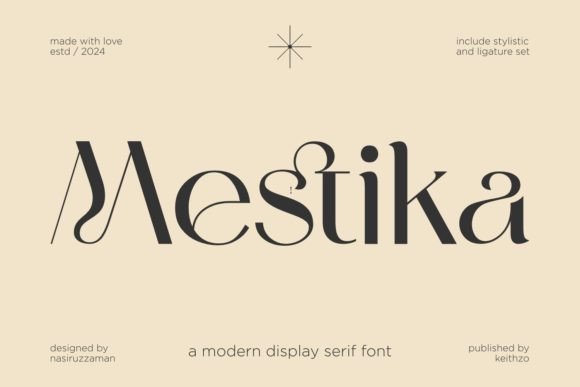 Elevate Your Editorial Design with Mestika Font