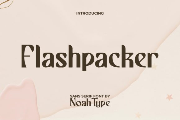 Flashpacker: A Unique Display Font for Editorial Design