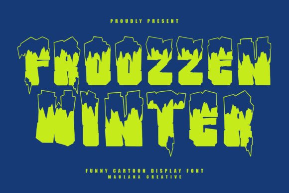 Froozzen Winter Font: Ice-Cold Style for Campaigns