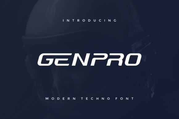 Genpro: A Bold and Playful Sans Serif Font for Modern Design