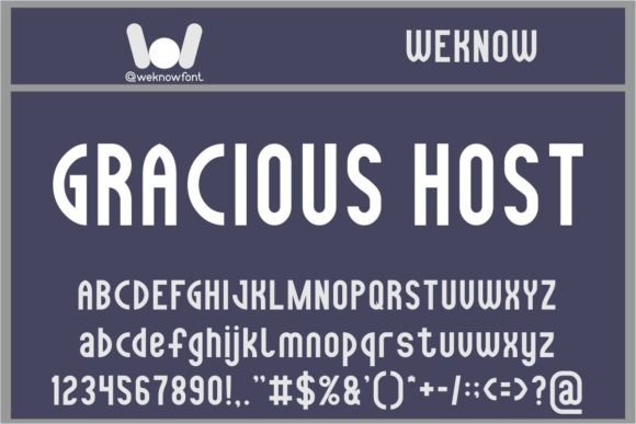 Gracious Host: A Versatile Sans Serif for Editorial Elegance