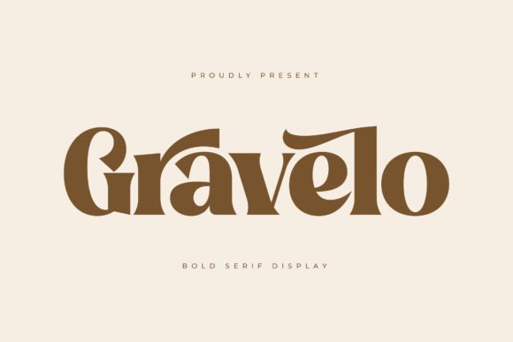 Gravelo: A Bold Serif for Luxurious Branding