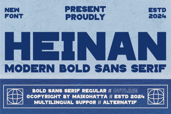 Heinan: The Modern Bold Sans Serif for Your Brand