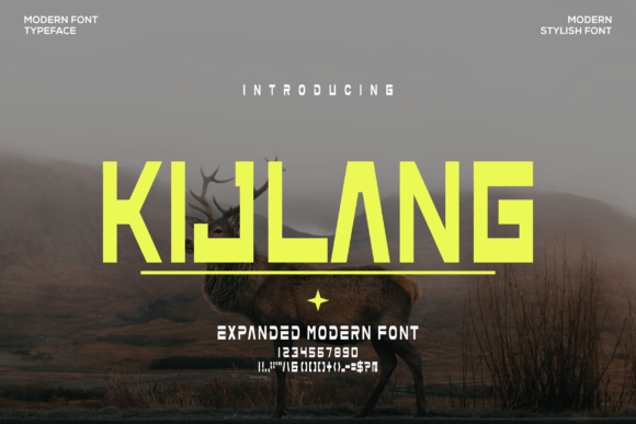 Kijlang: A Bold Modern Font for Eye-Catching Campaigns