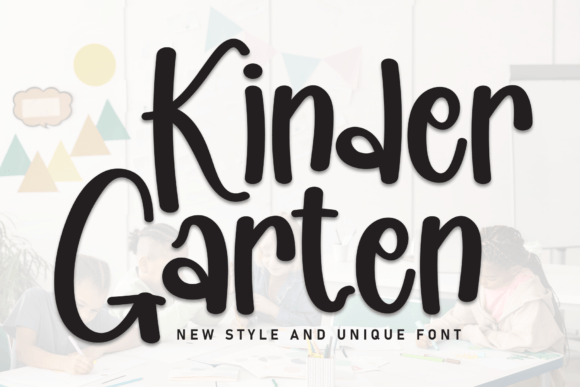 Kinder Garten Font Review: A Handwritten Display Typeface for Warm Branding