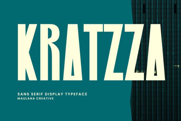 Kratzza Font: Bold Sans Serif for Modern Web Design
