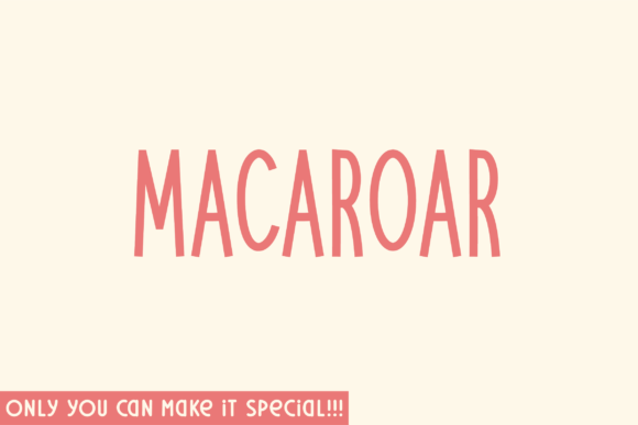 Macaroar Font: A Sans Serif for Editorial Layouts