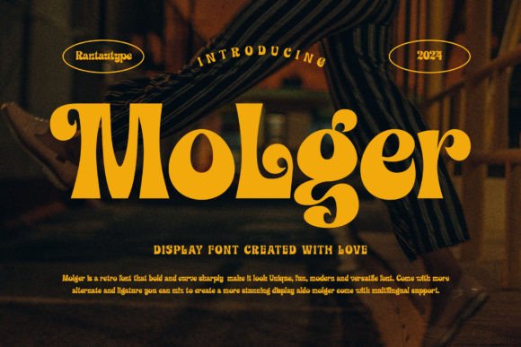 Molger: A Retro Bold Display Font for Engaging Campaigns