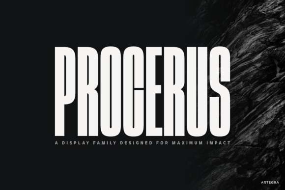 Procerus: A Bold and Impactful Sans Serif Typeface