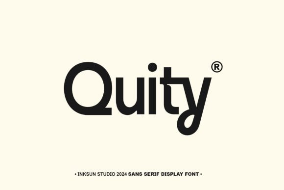 Quity: The Perfect Sans Serif Font for Your Next Campaign