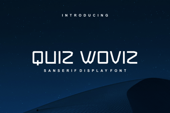 Quiz Woviz: A Playful Font for Creative Makers