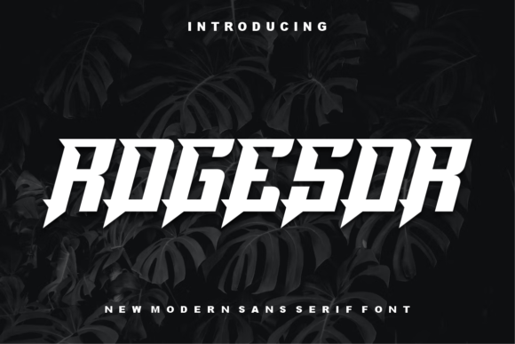 Rogesor Font: Bold Blackletter Style for Campaigns