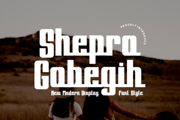 Shepro Gobegih: A Modern Display Font for Eye-Catching Branding