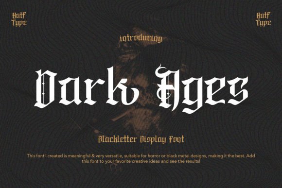 Transform Your Brand with Dark Ages Blackletter Font