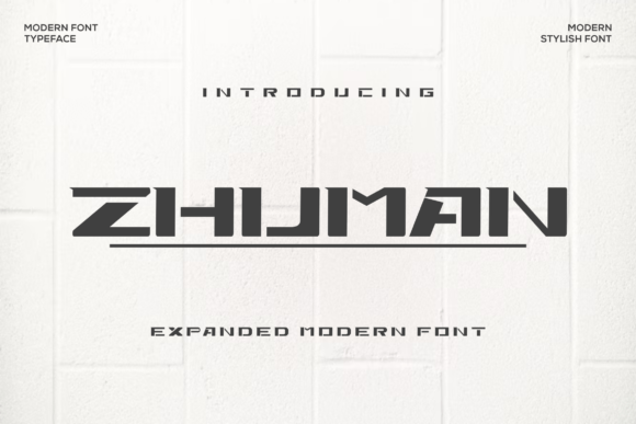 Transform Your Brand with Zhuman: A Modern Sans Serif Font