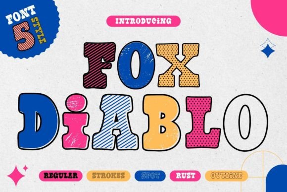 Unleash Creativity with Fox Diablo: A Versatile Display Font