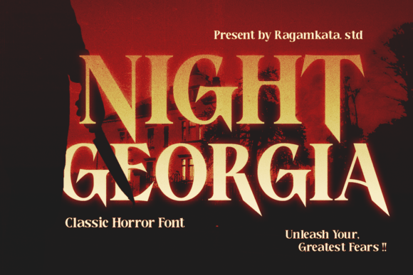 Unveiling Night Georgia: A Spine-Chilling Serif Font