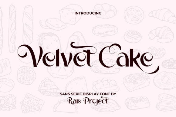 Velvet Cake: A Serif Font for Elegant Branding